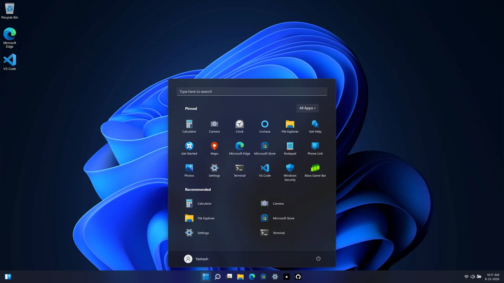 Windows 11 Svelte project preview